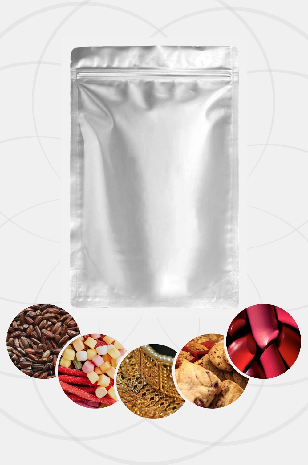 Quart 7 Mil Seal-Top Premium Gusset Mylar Bags and Oxygen